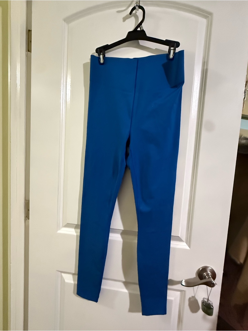 Savage X Fenty Electric Blue High-Waist Ponte Leggings